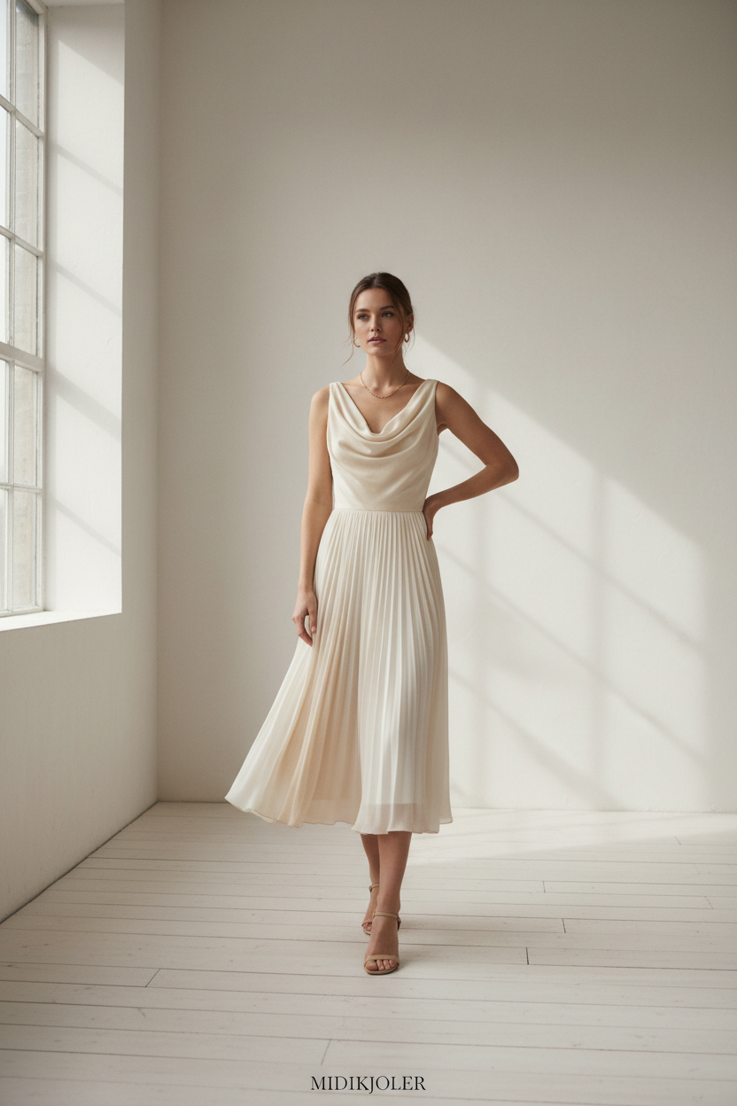 Elegante-Midikjoler Charlotte Odense