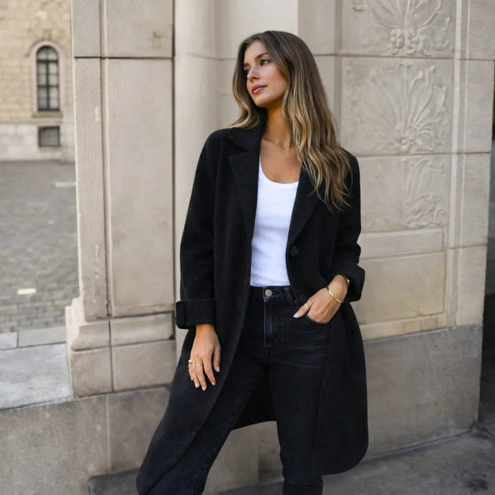 Stella™ | Elegant jakke med knapper Charlotte Odense