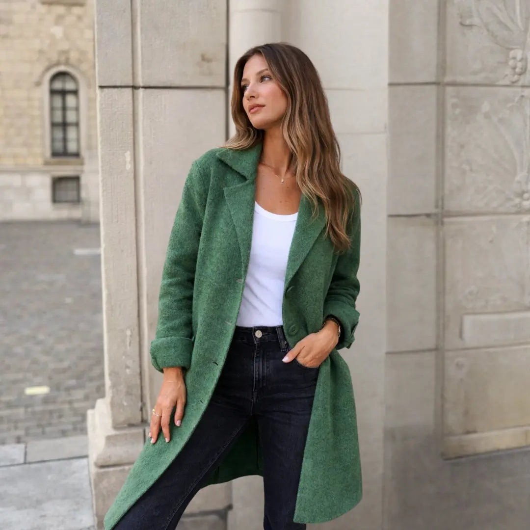 Stella™ | Elegant jakke med knapper Charlotte Odense