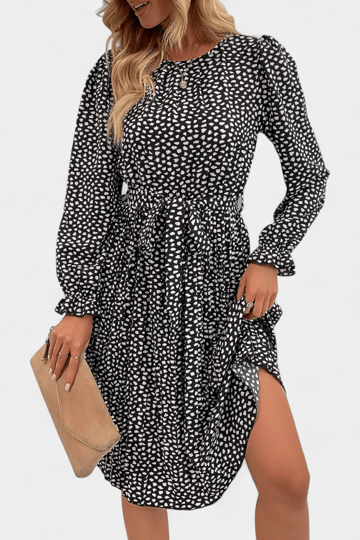 Agnes | Leopard plisseret Charlotte Odense