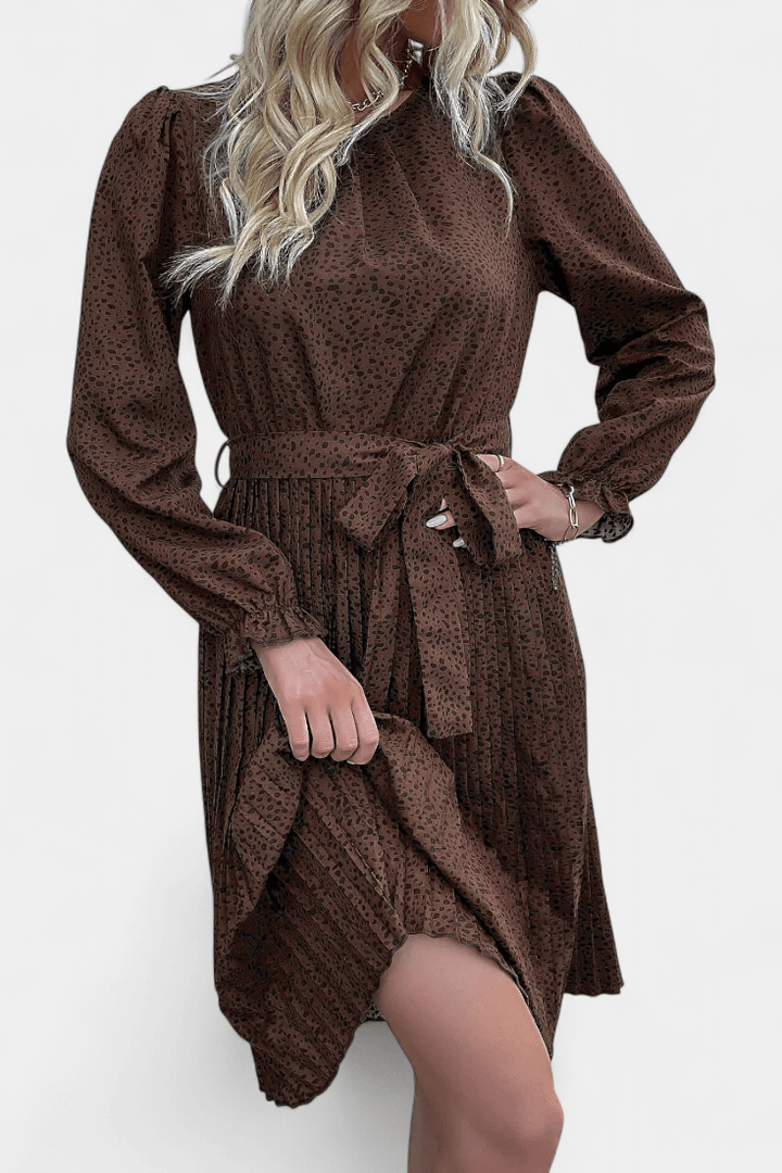 Agnes | Leopard plisseret Charlotte Odense