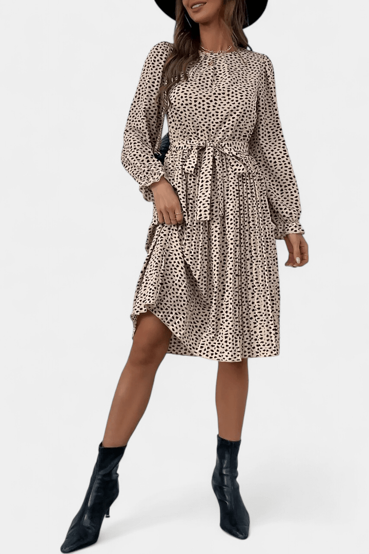 Agnes | Leopard plisseret Charlotte Odense