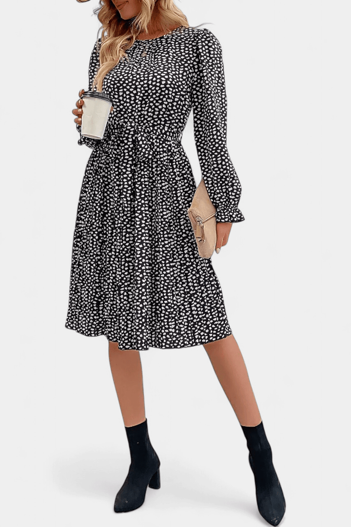 Agnes | Leopard plisseret Charlotte Odense