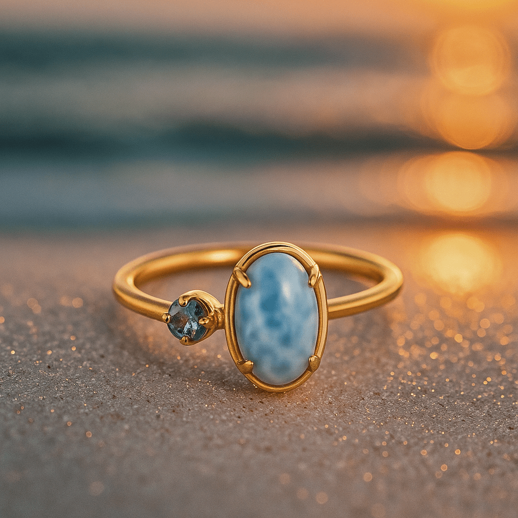 Agnes | Sølv topasring Charlotte Odense