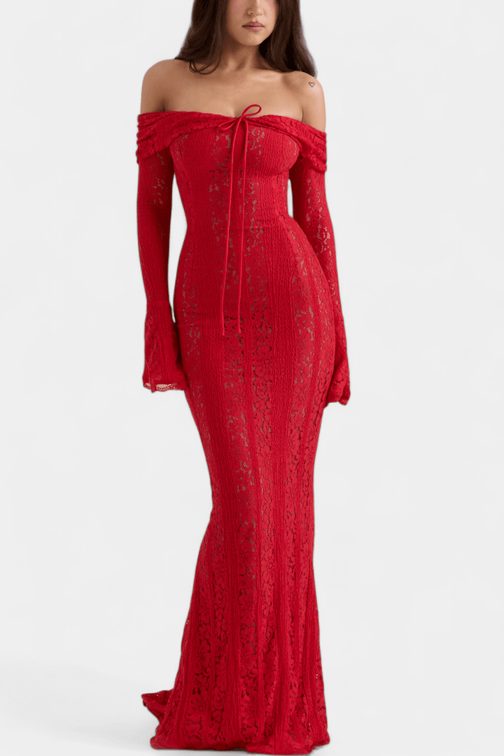 Alberte | Off-Shoulder kjole Charlotte Odense
