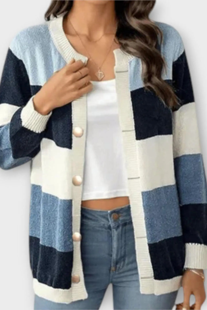 Amalie | Stribet Cardigan Charlotte Odense