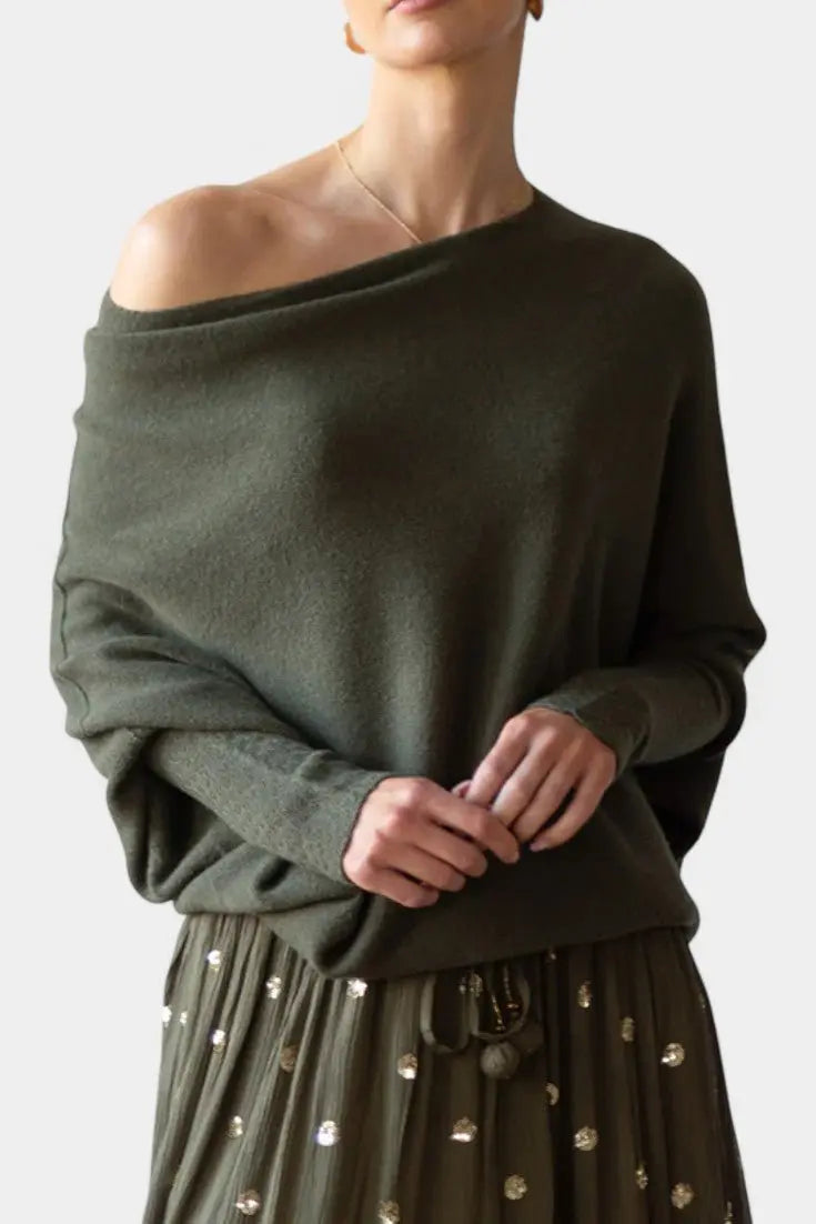 Andrea | Off-shoulder trøje Charlotte Odense