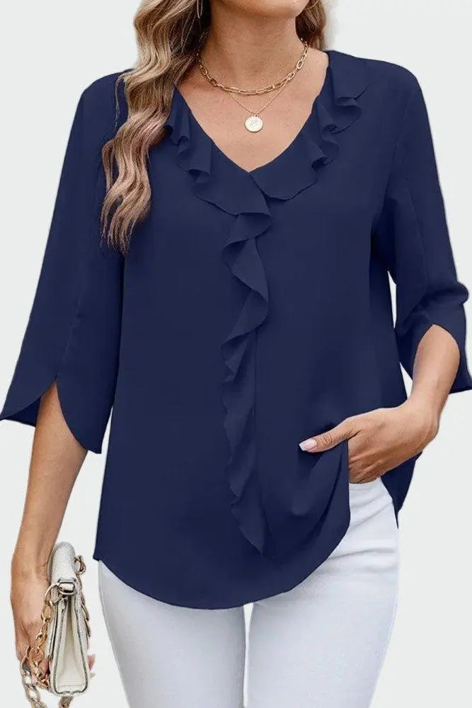 Andrea | Sort Bluse Charlotte Odense