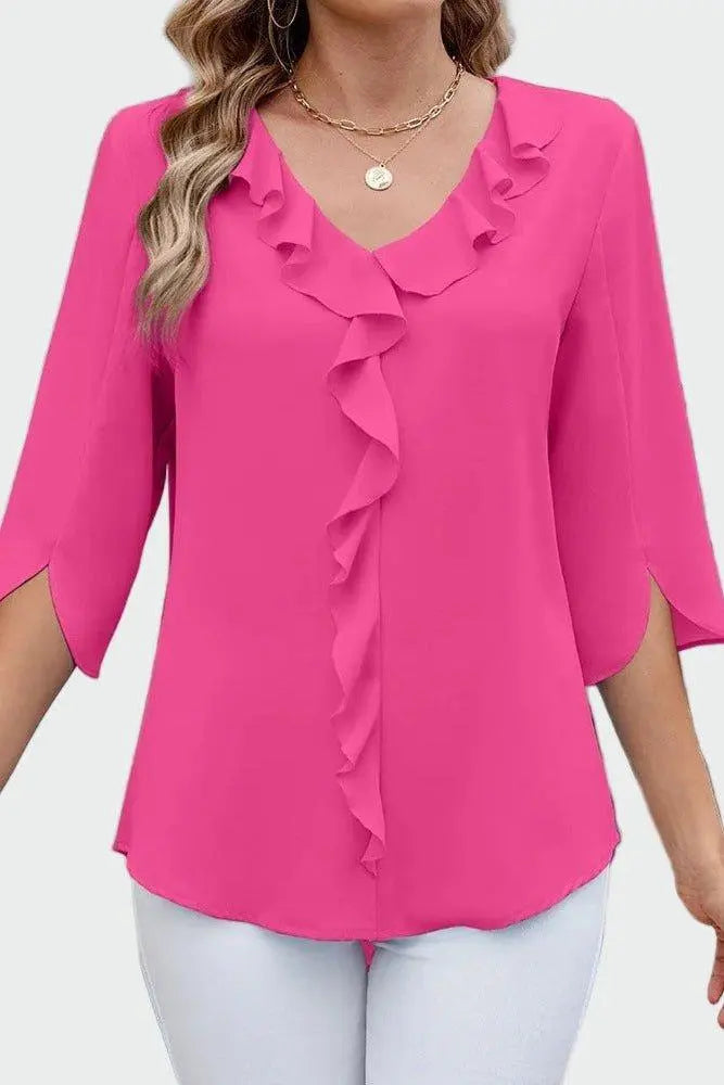 Andrea | Sort Bluse Charlotte Odense