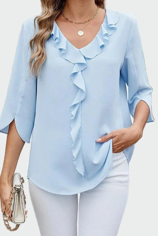 Andrea | Sort Bluse Charlotte Odense