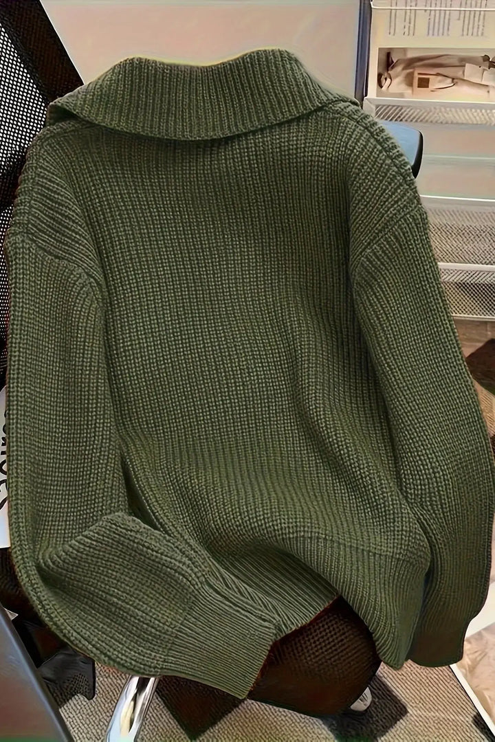 Astrid | Olivengrøn Cardigan Charlotte Odense