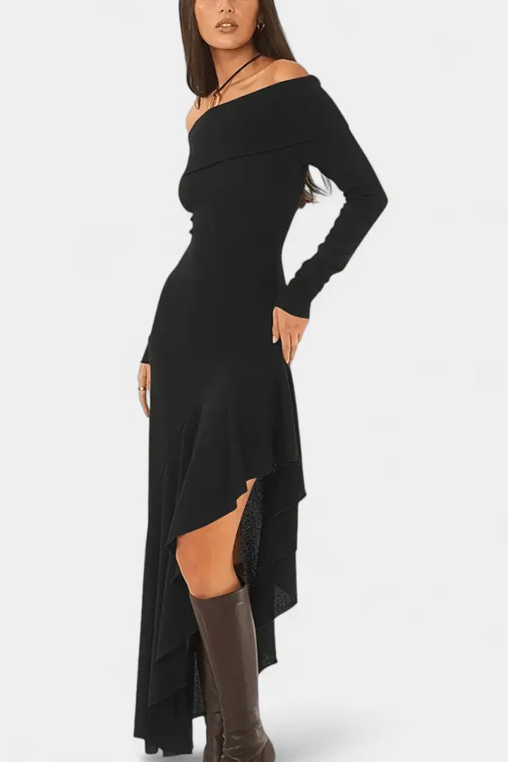 Bodil | Asymmetrisk kjole Charlotte Odense
