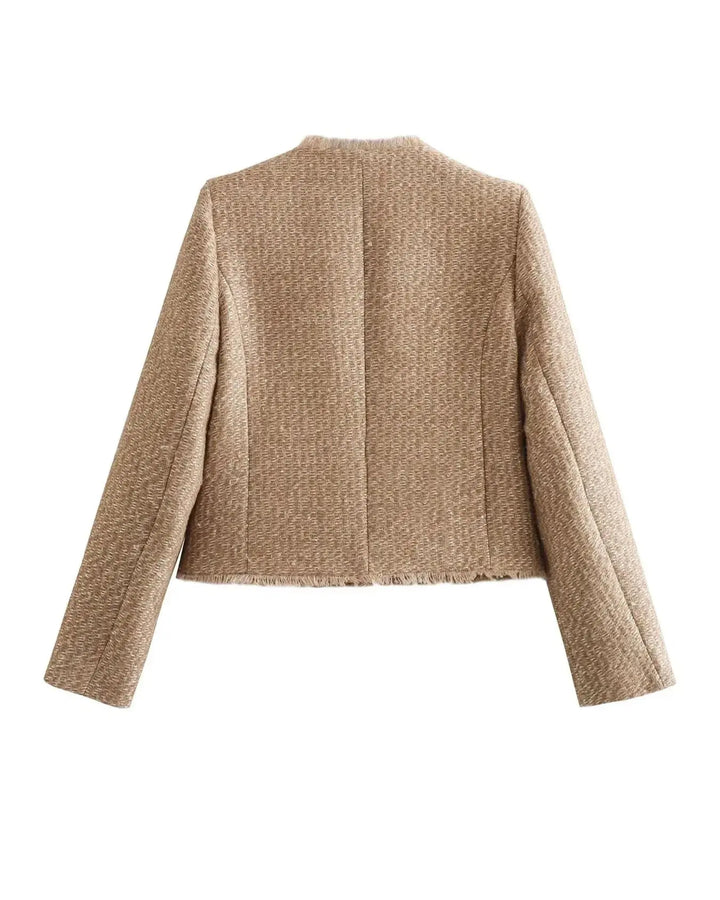 Cecilie | Beige Frakke Charlotte Odense