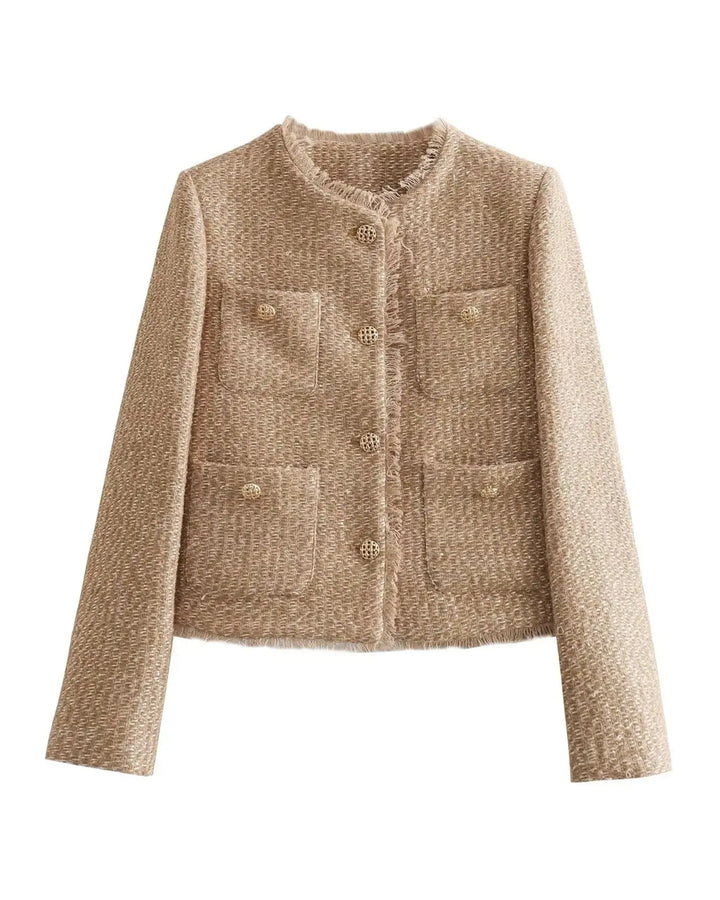 Cecilie | Beige Frakke Charlotte Odense