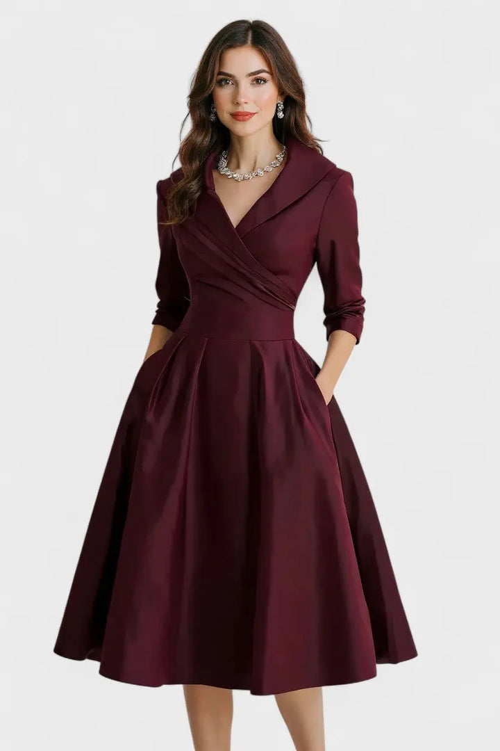 Ceryn | Satin Midi Kjole Charlotte Odense