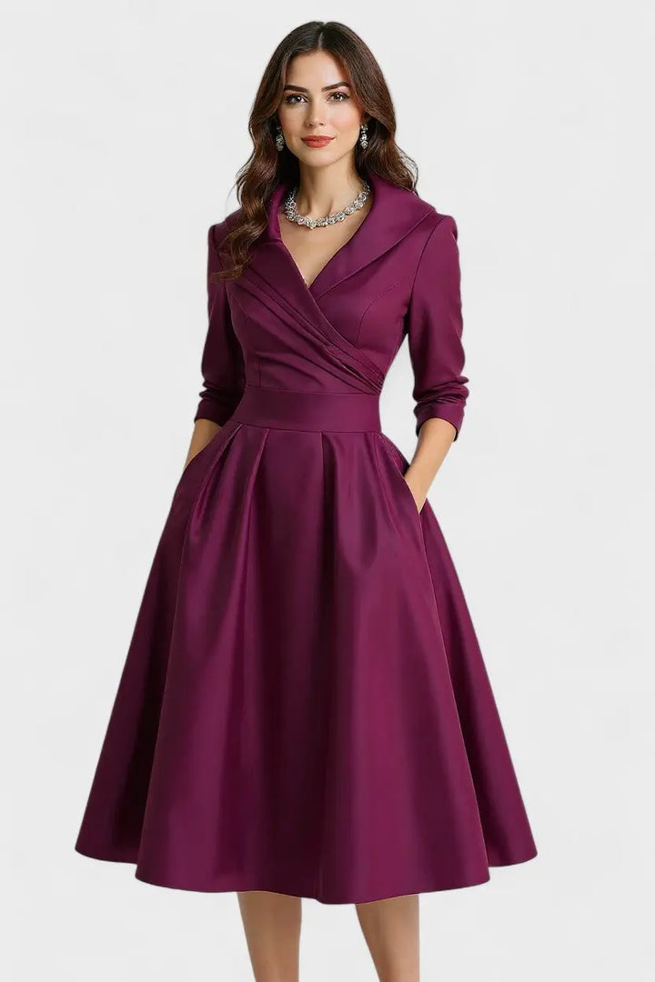 Ceryn | Satin Midi Kjole Charlotte Odense