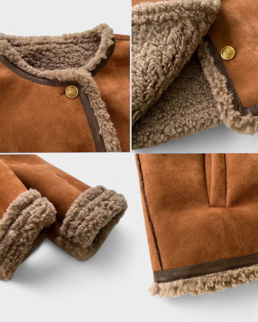 Ellinor™ | Lammeskindsfrakke Charlotte Odense