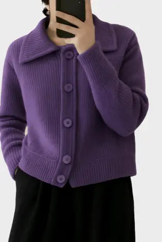 Johanne | Lavendel Cardigan Charlotte Odense