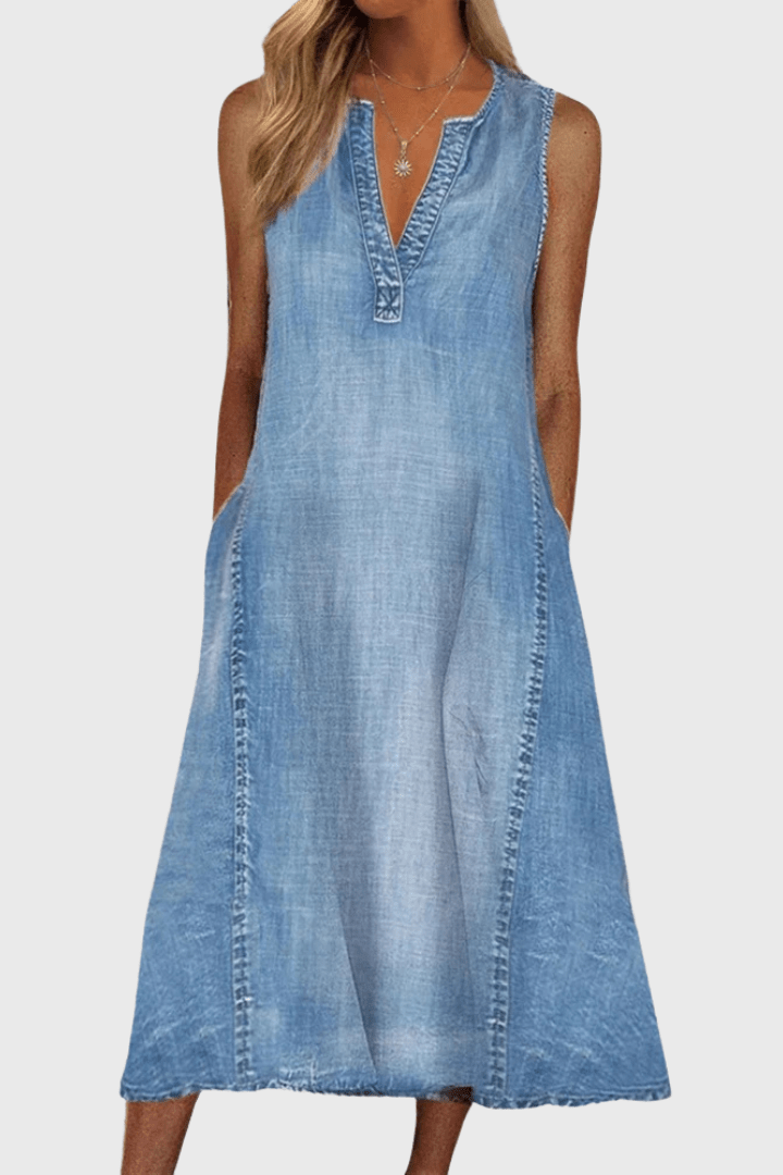 Karen | Denim Kjole Charlotte Odense