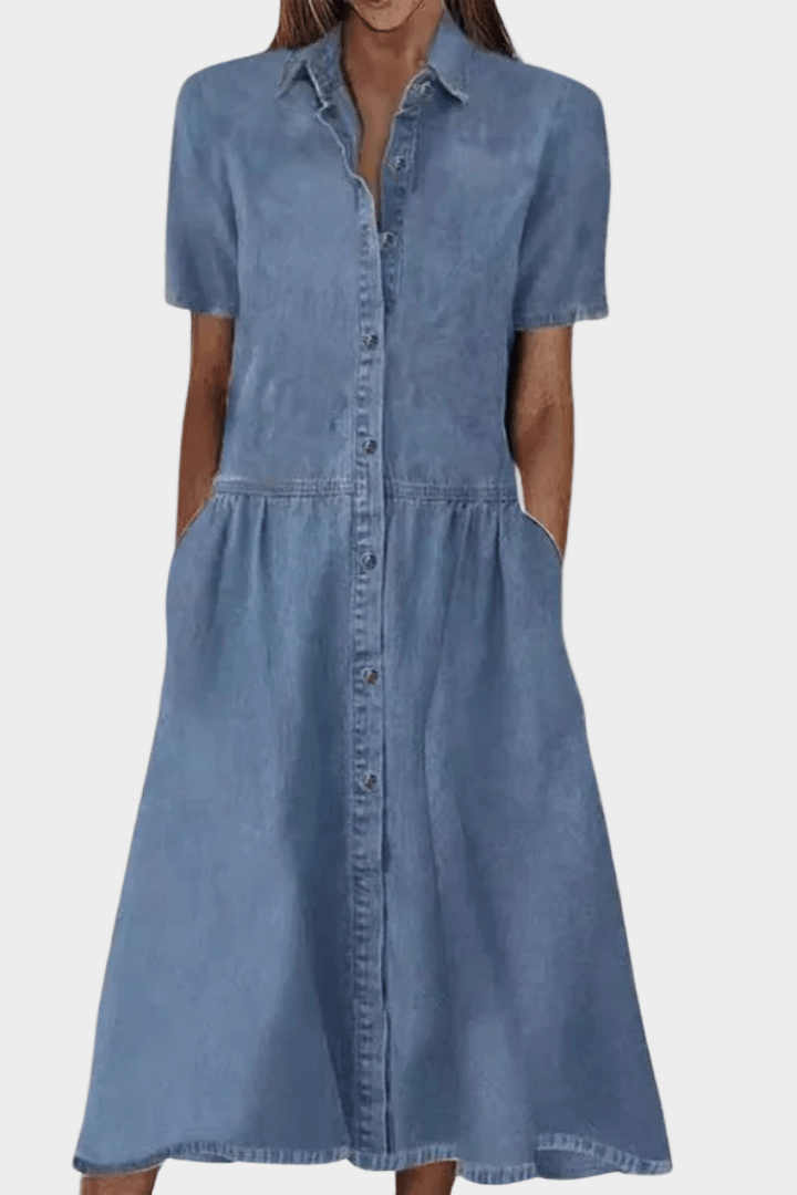 Karen | Denim Kjole Charlotte Odense
