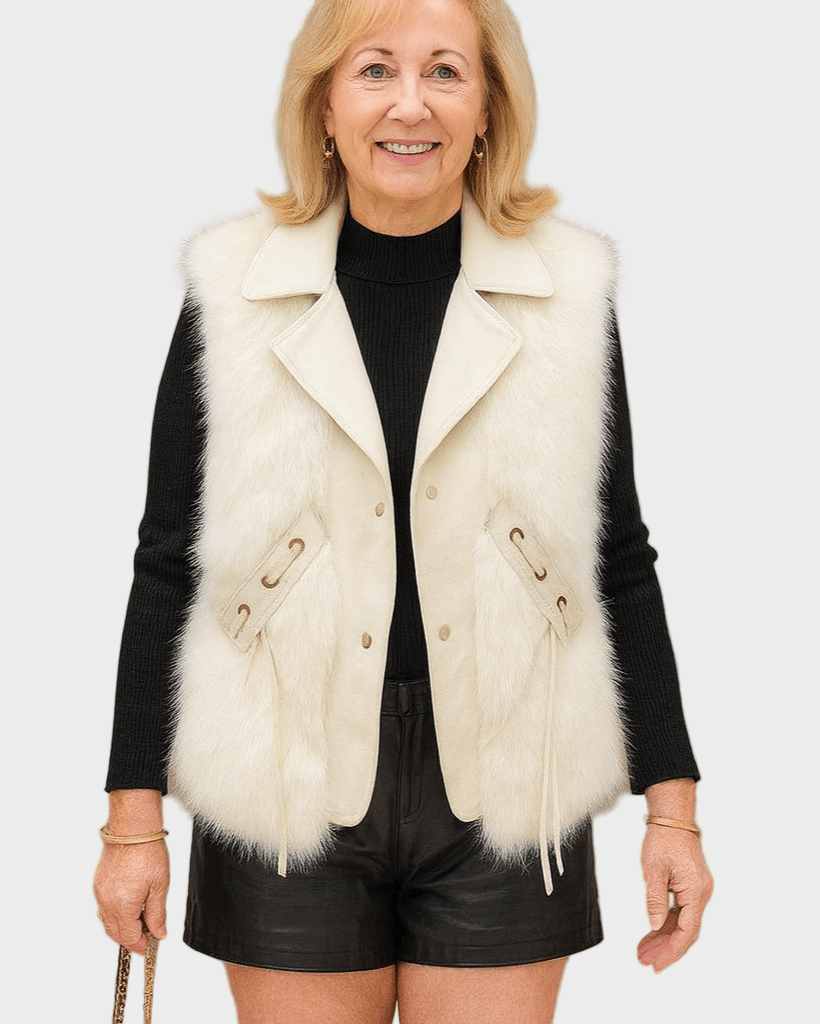 Katrine | Elegant lædervest Charlotte Odense