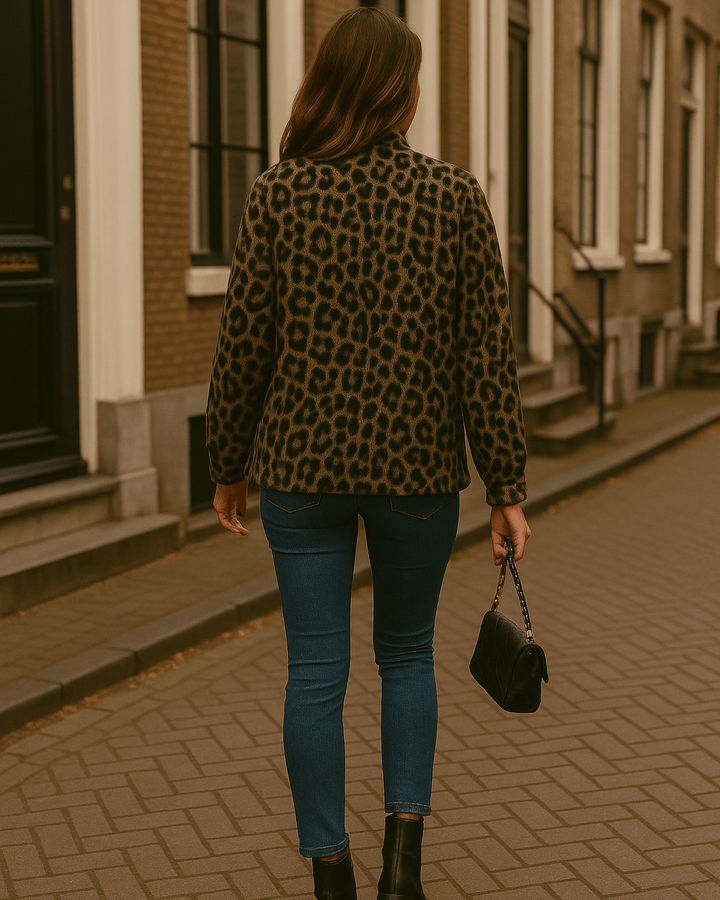 Leona | Leopard Bomberjakke Charlotte Odense
