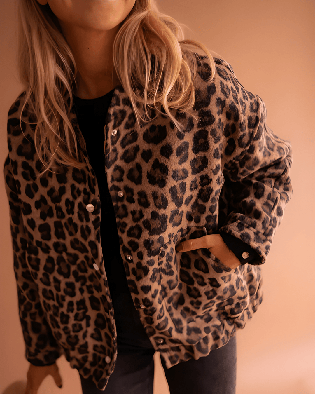 Leona | Leopard Bomberjakke Charlotte Odense