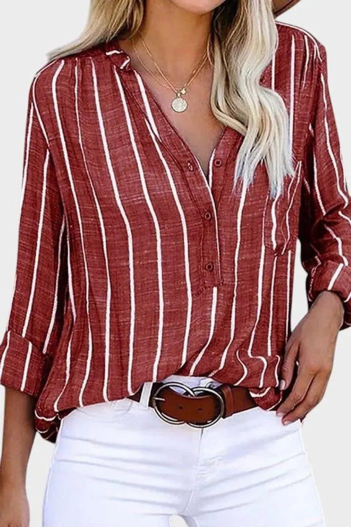 Luna | Stribet bluse Charlotte Odense