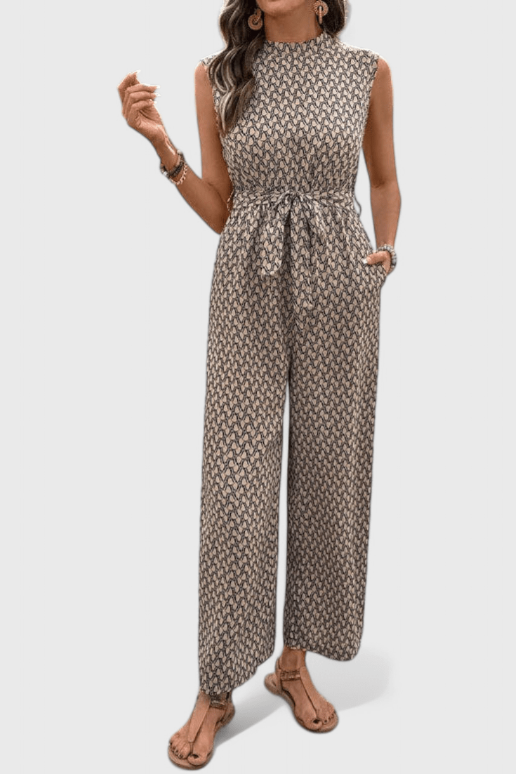 Marie | Geometrisk jumpsuit Charlotte Odense
