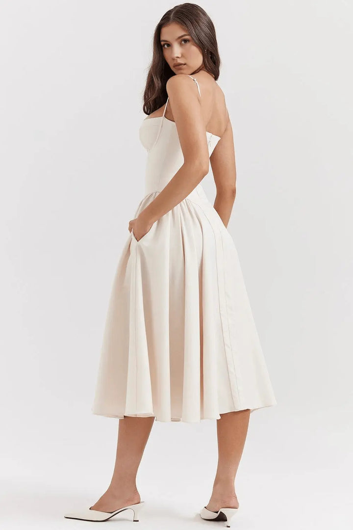 Marie | Midi Kjole Charlotte Odense