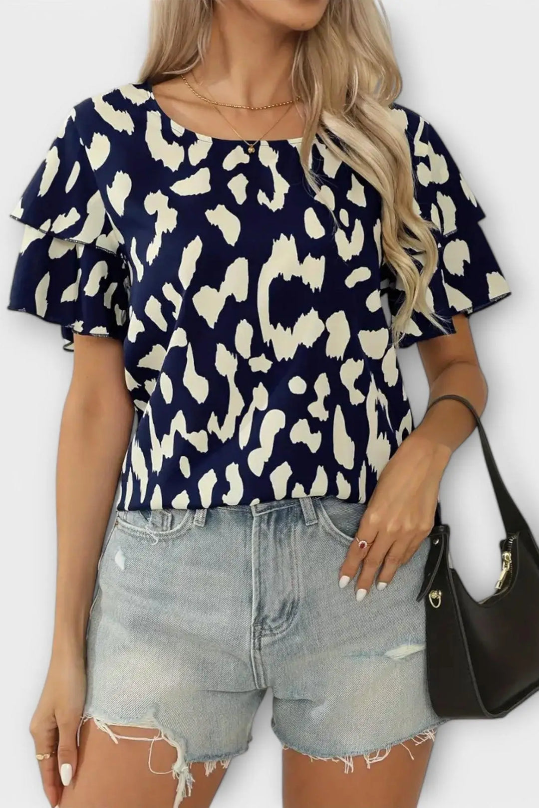 Nora | Leopard top Charlotte Odense