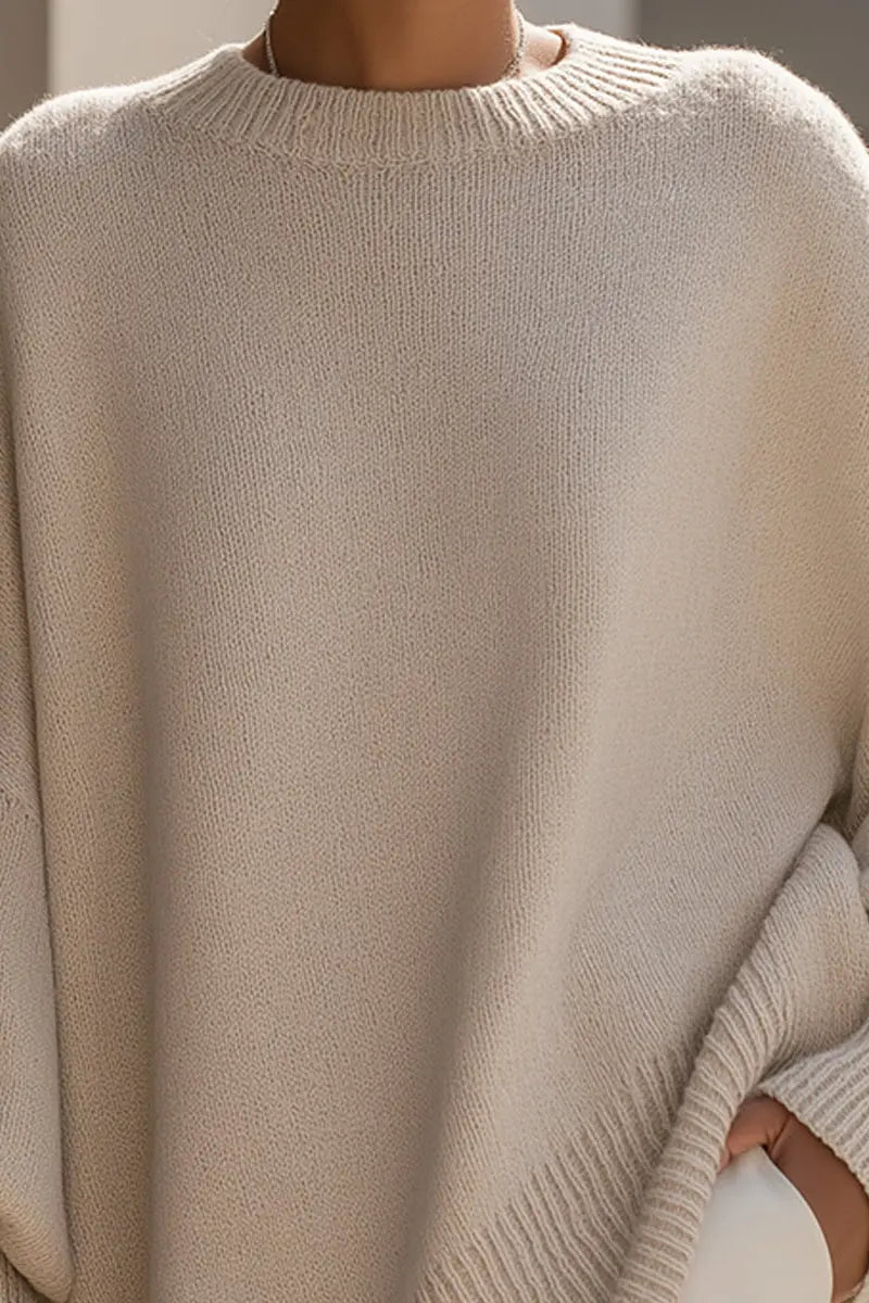 Rosa™ | Oversized Striktrøje Charlotte Odense