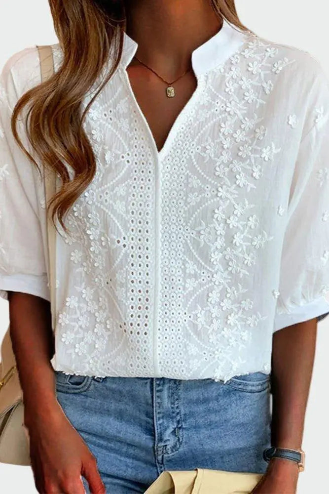 Signe | Romantisk Bluse Charlotte Odense
