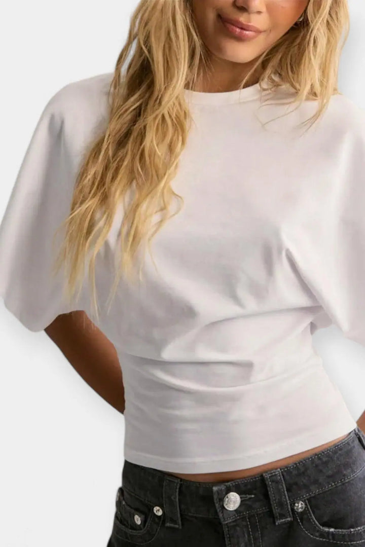 Sofia | Bredærmer T-shirt Charlotte Odense