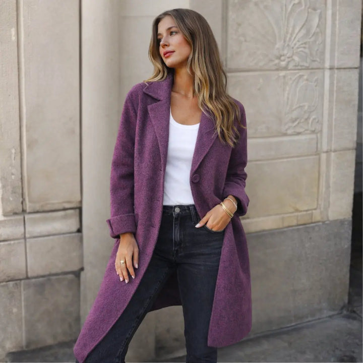 Stella™ | Elegant jakke med knapper Charlotte Odense