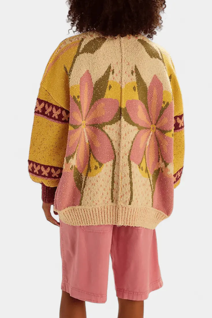 Stine | Blomstret cardigan Charlotte Odense