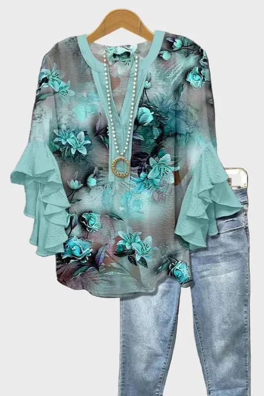 Viola | Turkis Bluse Charlotte Odense